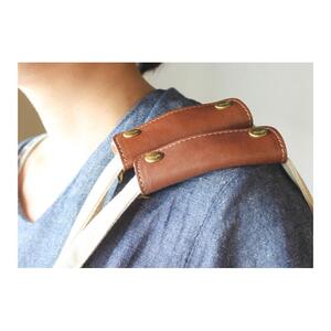 栃木レザー使用｜バッグの本革持ち手カバー 2個セット｜Handle cover｜チョコ｜minca（全7色）