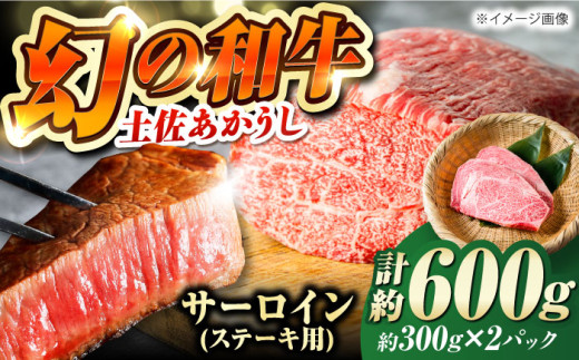 土佐あかうし サーロイン　ステーキ用 約300g×2パック/牛肉 国産 和牛 高知 牛肉 にく【株式会社Dorago】 [ATAM042] スピード発送 配送 最速 最短 すぐ届く