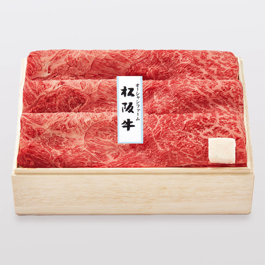 ＜オーシャンファーム＞松阪牛 肩肉すき焼・焼肉用 OSS80