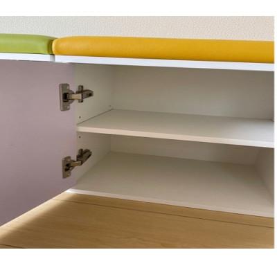 ふるさと納税 静岡市 クッション付きベンチチェスト2人掛け(色おまかせ) |  | 02