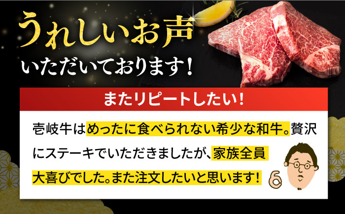 【全3回定期便】A4ランク 以上 壱岐牛 ヒレステーキ 120g × 3枚 [JAA012] ヒレステーキ ヘレ フィレ 厚切り 赤身 希少部位 お肉 黒毛和牛 90000 90000円 9万円