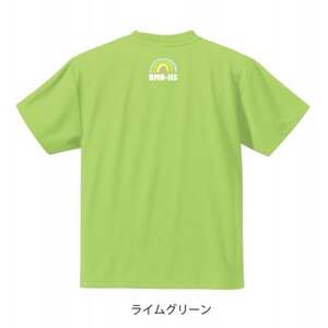 JTTA公認　卓球ユニフォーム【男女兼用(ドライ):140サイズ】ネバーバックダウンB　ライム【1657962】