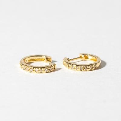 ふるさと納税 甲府市 K18イエローゴールド ダイヤモンドフープピアス(0.1ct)46-3426 |  | 02