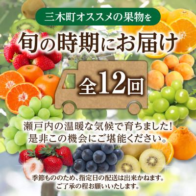 ふるさと納税 三木町 【発送月固定定期便】三木町フルーツ定期便全12回 |  | 01