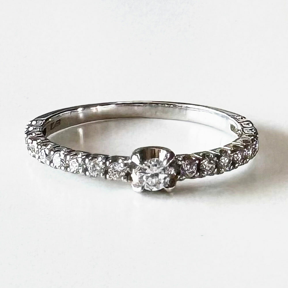 【ふるさと納税】【AW-857/0008】プラチナダイヤモンドリング ハーフエタニティーリング 0.30カラット 1本 Pt900 0.30ct 約2g ジュエリーケース付き ダイヤモンド ダイアモンド 指輪 ジュエリー アクセサリー ファッション カジュアル フォーマル 山梨県 中央市 送料無料