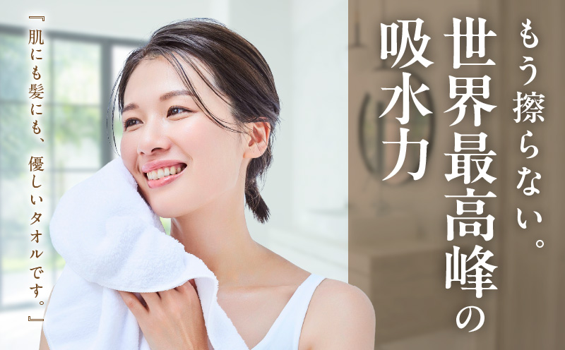 世界最高峰のタオルneiバスタオル ２枚組（グレー）