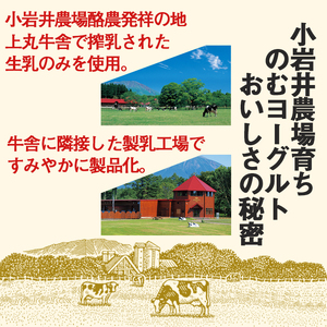 小岩井農場育ち のむヨーグルト 500ml×6本 ／ 乳製品 ヨーグルト ドリンク おすすめ 濃厚 濃い 小岩井農場 農場育ち 醗酵乳 ソフトドリンク デザート スイーツ 感覚 喜ばれる お取り寄せ 