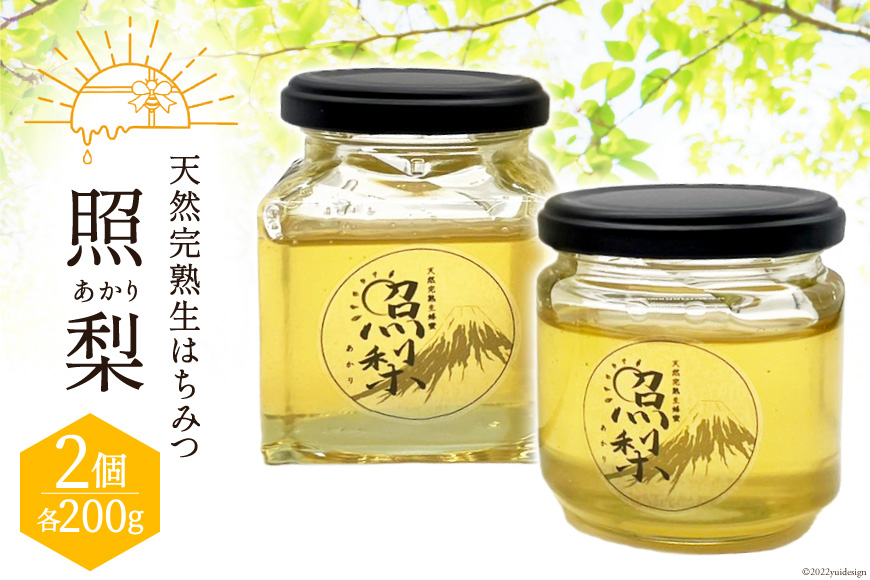 天然完熟生はちみつ 照梨 200g×2 [エムプロ 山梨県 韮崎市 20743100] 