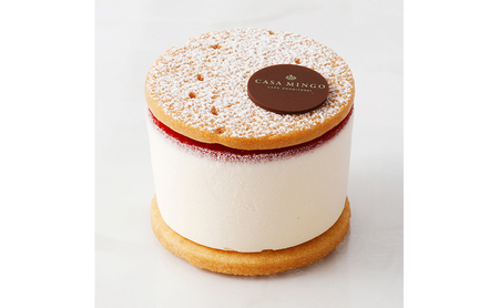 洋菓子店カサミンゴーの高級洋菓子 ケーゼザーネトルテ レアチーズケーキ（7cm×6個）※配送不可期間有