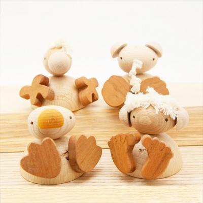 ふるさと納税 木津川市 【指先を使う木のおもちゃ】動物の足の付け替え　お人形あそびにも
