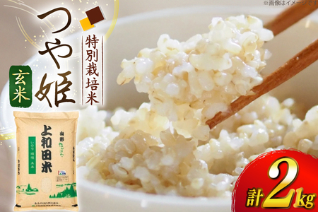 米 令和7年度 特別栽培米 つや姫 玄米 2kg [上和田有機米生産組合 山形県 高畠町 tk06ays640011] お米 玄米 げんまい ブランド米 ごはん ご飯 おこめ 2キロ つやひめ 令和7年 令和7年産