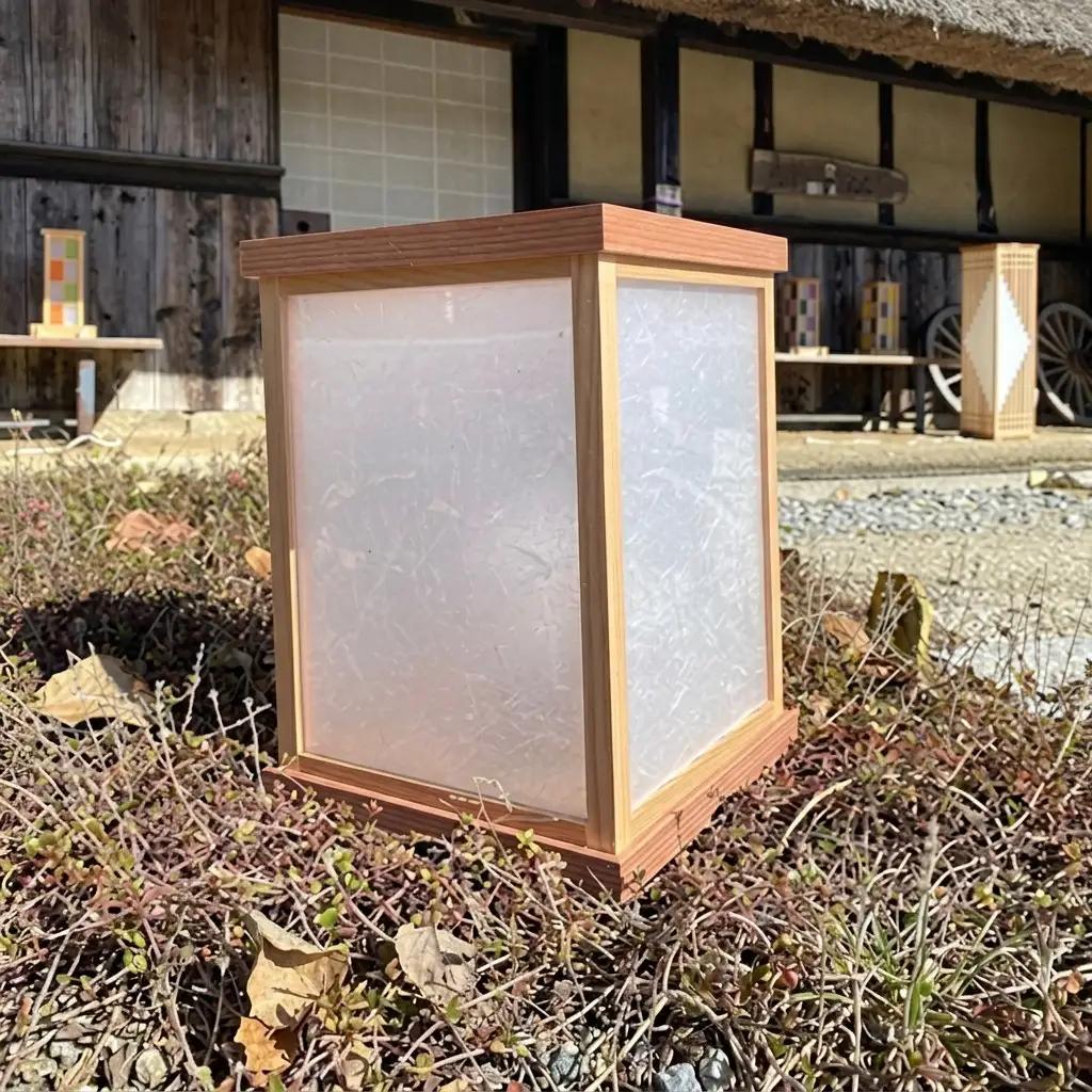 【笹木木工×早川鉄兵】切り絵のあんどん（カワセミ） インテリア 工芸品 行燈 電源コード付き 