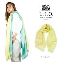 【ふるさと納税】播州織 ダブルフェイスコットン ストール【 L.E.O.】YELLOW イエロー