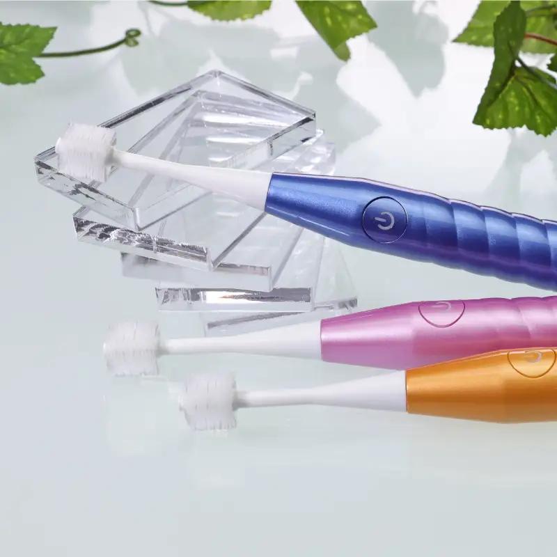 360度毛電動歯ブラシ「POPOTAN TWISty for ADULT」 ブルー