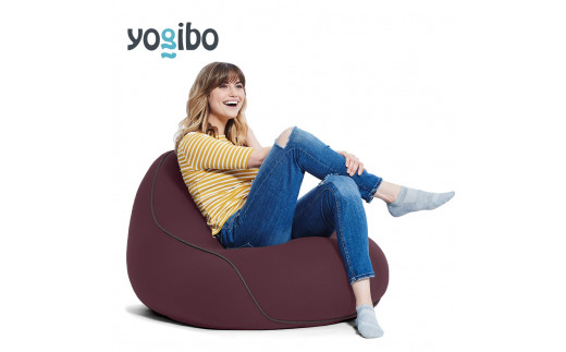 M351-3　Yogibo Lounger(ヨギボー ラウンジャー)ディープパープル 2週間程度で発送