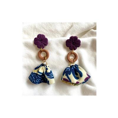 ふるさと納税 うるま市 【ピアス】花ごころポリマークレイピアス |  | 02