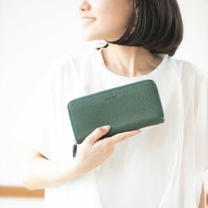 バルコス 長財布 （グリーン）ラウンド型 BARCOS GLウォレット ラウンド型財布＜チルコロR＞ 鞄 バック プレゼント ギフト 財布