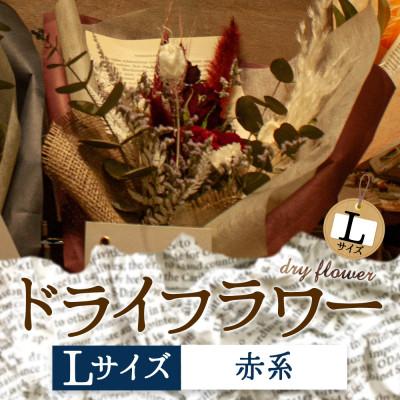 ふるさと納税 阿蘇市 阿蘇のドライフラワー(Lサイズ:赤系)