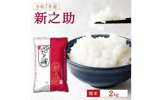 令和7年産 新潟産なんかん米 新之助 精米2kg