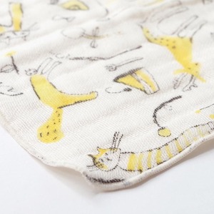 くるみの木 ベビーおくるみとハンカチセット(イエロー)【krm07】