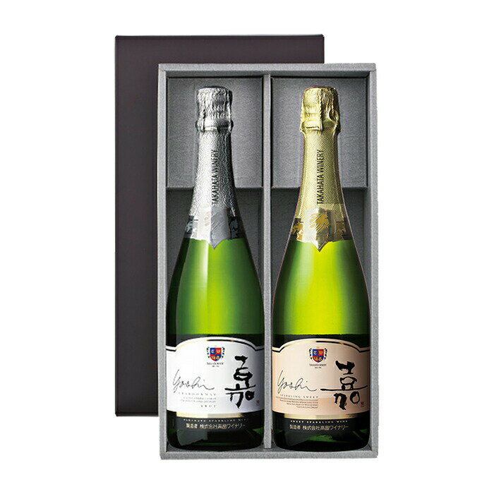 【ふるさと納税】スパークリング ミニボトル 嘉スパークリングワイン 辛口&甘口セット200ml×6本 [tk06ayt180036 山形県 高畠町 小田部商店] 辛口 甘口 ワイン お酒 酒