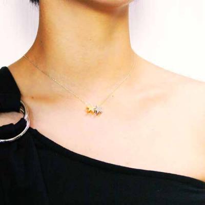 ふるさと納税 阿智村 ふたつ星の立体ぺンダント |  | 02