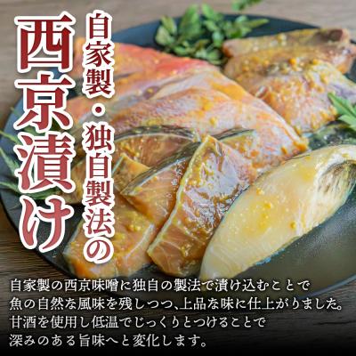 ふるさと納税 田野町 【四国一小さなまち】魚の西京漬け 5種食べ比べ(銀たら+鮭+おまかせ3種)セット　計15袋 |  | 02