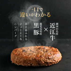 近江牛と黒豚のハンバーグ 150g×6個 近江牛和牛ハンバーグ和牛ハンバーグ黒毛和牛ハンバーグ