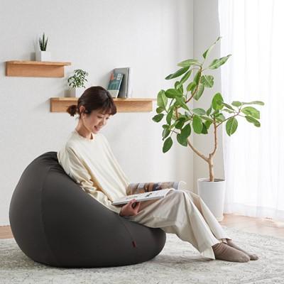ふるさと納税 岡崎市 【ハナロロ】 ビーズクッション おっきいオニオン170リットル ニットカバー付(ベージュ) |  | 03