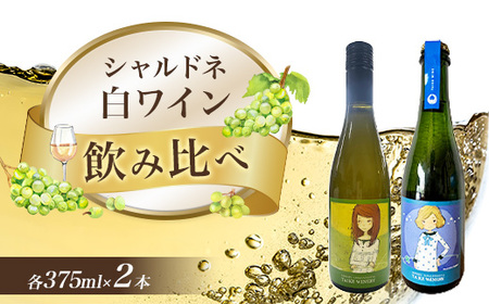 1257 ワインセット（シャルドネ・シャルドネスパークリング） 375ml × 2本