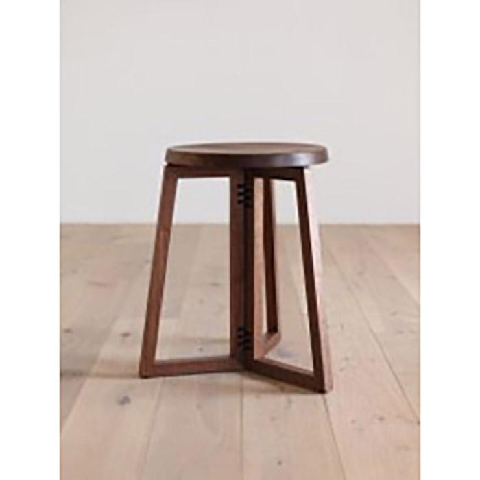 【ふるさと納税】SPAGO Stool walnut | 家具 レンジボード ダイニングボード 一人暮らし 大川市 完成品