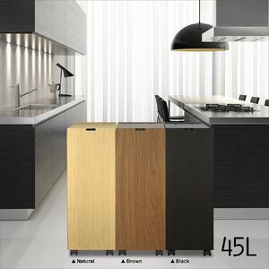 【ブラウン】タツクラフト Bosk バスク キッチンペール 45L