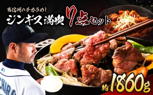 南信州のチカラめし ジンギス 満喫7点セット ❘ 肉 お肉 ニク 豚 鶏 猪 鹿 もつ 味付け肉 ジンギス 南信州 簡単 便利 家庭用 焼肉 炒め物 惣菜 おかず おつまみ 7点 セット 食べ比べ 冷凍 長野県 飯田市