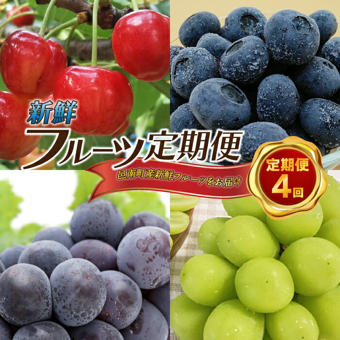 【ふるさと納税】【数量限定】新鮮フルーツの定期便　年4回お届け