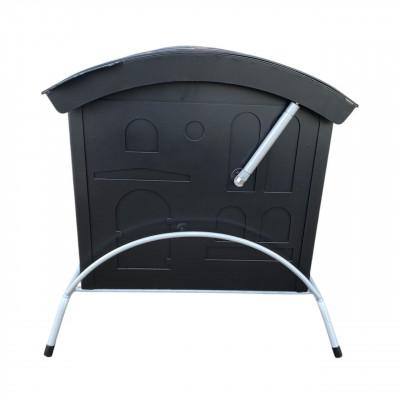 ふるさと納税 みよし市 『焼却炉の鈴木工業』　鉄製　宅配ボックス　艶消し　台座付き |  | 03