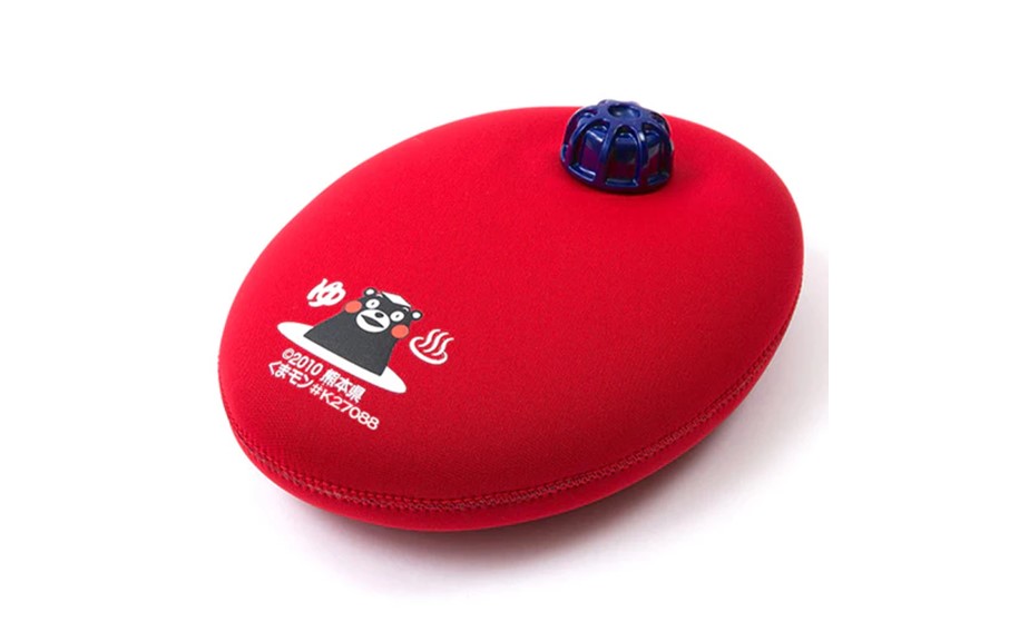 クロッツやわらか湯たんぽ/たまご型 くまモン(レッド)_2637R-2