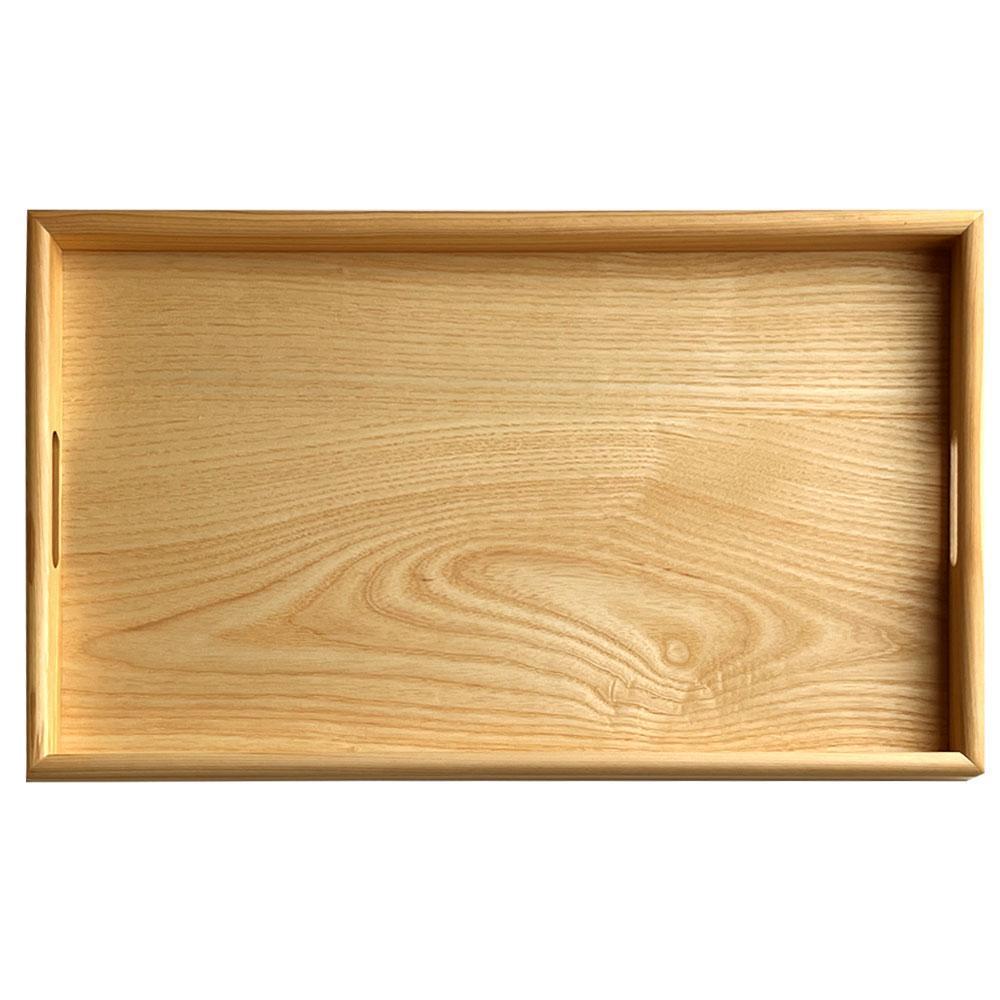 60cm 木製 長手盆 お盆【白木】 紀州漆器 二尺 大きな 大きい トレー 旅館 ホテル 業務用 ビッグサイズ 和歌山 国産 ふるさと 日本製【YS4】