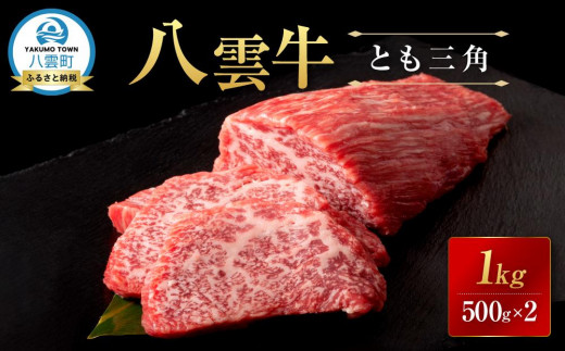 
            八雲牛 とも三角 1kg（500g×2P）ブロック 【 牛肉 肉 北海道 八雲町    】
          