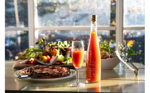 トマトジュース 500ml ×2本 | トマト100％ 1l 野菜ジュース 無添加 100%トマトジュース 濃厚 プレミアム  ミニトマト 濃い 糖度 10度 ジュース リコピン ドリンク 飲み物 500ミリリットル 1リットル 野菜 飲み物 健康 ご褒美 ごほうび 贅沢 優しい やさしい 飲料 内田農園 ベジファーム北本 埼玉県 北本市