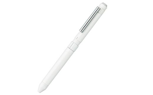 ゼブラ「シャーボX」ST3（カラー：ホワイト）3色回転式ボールペン