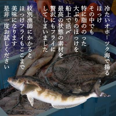 ふるさと納税 紋別市 【紋別沖産】船上活〆ホッケフライ　9枚入り |  | 01