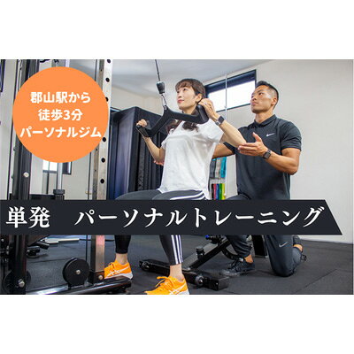 【ふるさと納税】【BURN GYM】単発 パーソナルトレーニング 50分 体験 チケット パーソナルジム マンツーマン 国際ライセンス 鍛える 運動