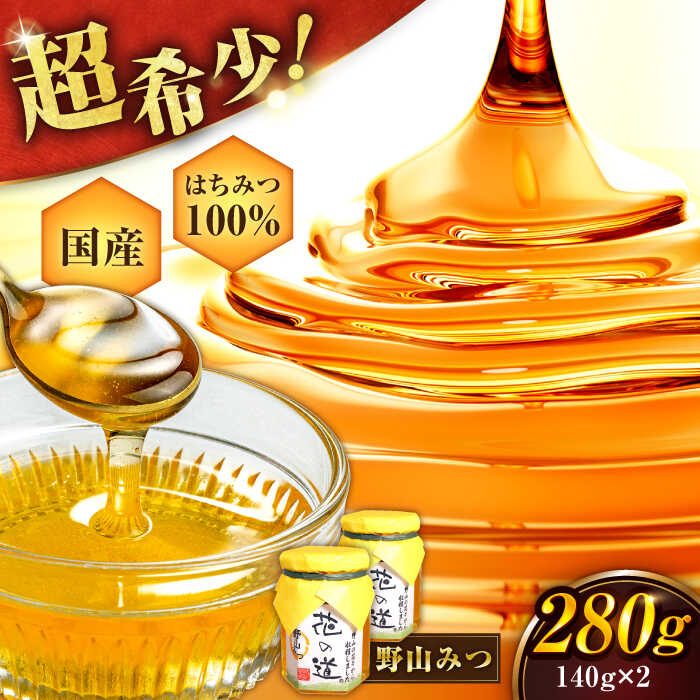 【ふるさと納税】野山みつ 2本セット 計280g（140g×2） スピード発送 広川町 / 株式会社九州蜂の子本舗[AFAI024]