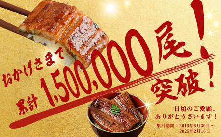 【数量限定】【お礼の品人気No1】霧島湧水鰻の蒲焼き 160g以上×5尾＜計800g以上＞ c0-103