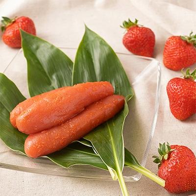 ふるさと納税 春日市 【12月上旬より順次発送】【春日】博多名物「あまおう」&ふくや「味の明太子」(中) |  | 01