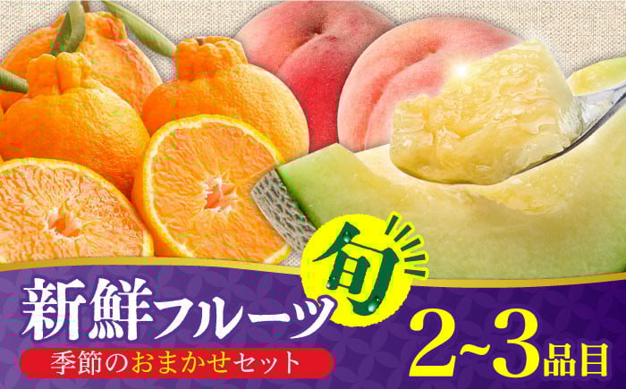 
            季節の果物 詰め合わせ フルーツセット 旬の果物をお任せで2～3品目お届け / フルーツ 果物 春フルーツ 夏フルーツ 秋フルーツ 冬フルーツ / 南島原市 / 吉岡青果 [SCZ012]
          
