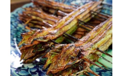焼きあなご  ２串セット　老舗の味　伝統の味　贈り物　香ばしい　味わい深い　