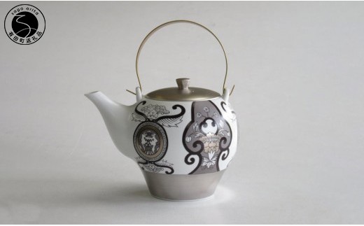 
                  ARITA PORCELAIN LAB (アリタポーセリンラボ) JS古伊万里草花紋 ティーポット 有田焼 モダン スタイリッシュ モノトーン A95-60
                