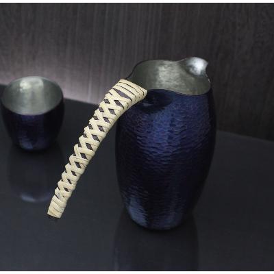 ふるさと納税 弥彦村 百年物語 銅製 青藍色 ちろり 手作り 日本酒　冷酒　酒器　伝統 贈答品  新潟県 弥彦村 |  | 02