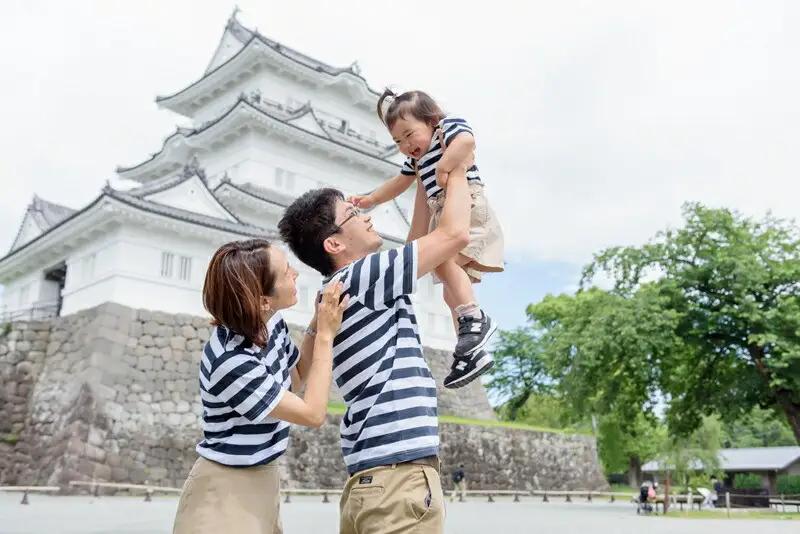 小田原城撮影（60分撮影/写真データ付き）【小田原城 撮影 60分 写真カメラマン 思い出 同行撮影 事前予約 平日 時間内撮影し放題 小田原市内 記念 予約制 古民家 記念撮影 神奈川県 小田原市 城 城】